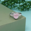 Pink Color American Diamond Finger Ring (ADR578PNK)