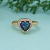 Blue Color American Diamond Finger Ring (ADR579BLU)