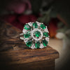 Green Color American Diamond Finger Ring (ADR581GRN)