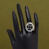 Black Color American Diamond Finger Ring (ADR583BLK)