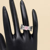 Pink Color American Diamond Finger Ring (ADR584PNK)