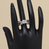 Silver Color American Diamond Finger Ring (ADR584SLV)