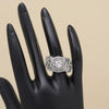 Silver Color American Diamond Finger Ring (ADR585SLV)