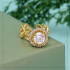 White Color American Diamond Finger Ring (ADR588WHT)