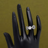 Silver Color American Diamond Finger Ring (ADR590SLV)