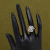 Silver Color American Diamond Finger Ring (ADR592SLV)