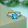 Firozi Color American Diamond Finger Ring (ADR608FRZ)