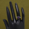 Purple Color American Diamond Finger Ring (ADR608PRP)