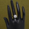 Silver Color American Diamond Finger Ring (ADR609SLV)