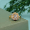 White Color American Diamond Finger Ring (ADR609WHT)