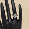 Silver Color American Diamond Finger Ring (ADR610SLV)