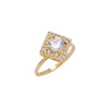 White Color American Diamond Finger Ring (ADR610WHT)