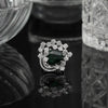 Green Color American Diamond Finger Ring