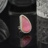 Pink Color American Diamond Finger Ring