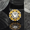 Yellow Color American Diamond Finger Ring