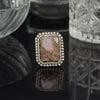 Pink Color American Diamond Finger Ring