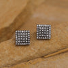 Silver Color American Diamond Stud Earrings Combo Of 6 Pairs (ADSE183CMB)