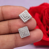 Silver Color American Diamond Stud Earrings Combo Of 6 Pairs (ADSE184CMB)