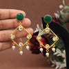 Green Color Amrapali Earrings (AMPE403GRN)