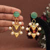 Rama Green Color Amrapali Earrings (AMPE404RGRN)