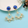 Blue Color Amrapali Earrings (AMPE405BLU)