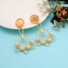 Peach Color Amrapali Earrings (AMPE405PCH)