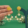 Yellow Color Amrapali Earrings (AMPE405YLW)