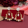 Off White Color Amrapali Earrings (AMPE408OWHT)