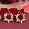 Pista Green Color Amrapali Earrings (AMPE411PGRN)