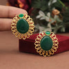Green Color Amrapali Earrings (AMPE412GRN)