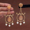 Peach Color Amrapali Earrings (AMPE414PCH)