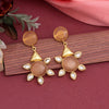 Peach Color Amrapali Earrings (AMPE424PCH)