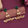 Green Color Amrapali Earrings (AMPE425GRN)