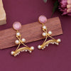 Pink Color Amrapali Earrings (AMPE425PNK)