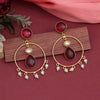 Maroon Color Amrapali Earrings (AMPE426MRN)
