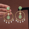 Pista Green Color Amrapali Earrings (AMPE426PGRN)