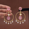 Pink Color Amrapali Earrings (AMPE426PNK)