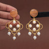 Peach Color Amrapali Earrings (AMPE429PCH)