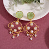 Pista Green Color Amrapali Earrings (AMPE429PGRN)