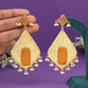 Gold Color Amrapali Earrings (AMPE432GLD)