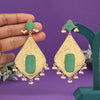 Rama Green Color Amrapali Earrings (AMPE432RGRN)