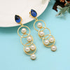 Blue Color Amrapali Earrings (AMPE434BLU)