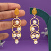 Yellow Color Amrapali Earrings (AMPE434YLW)