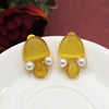 Yellow Color Amrapali Earrings (AMPE435YLW)