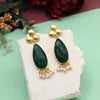 Green Color Amrapali Earrings (AMPE436GRN)