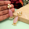 Pink Color Amrapali Earrings (AMPE436PNK)