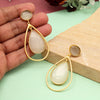 White Color Amrapali Earrings (AMPE437WHT)