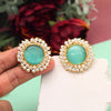 Pista Green Color Amrapali Earrings (AMPE438PGRN)