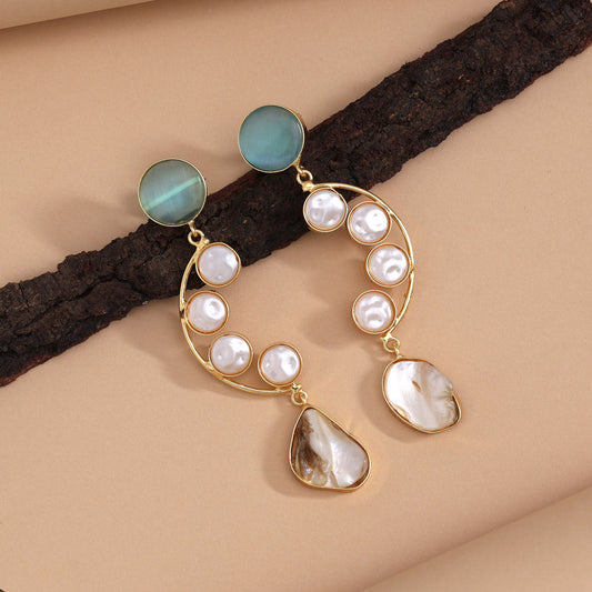 Sky Blue Color Amrapali Earrings