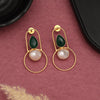 Green Color Amrapali Earrings